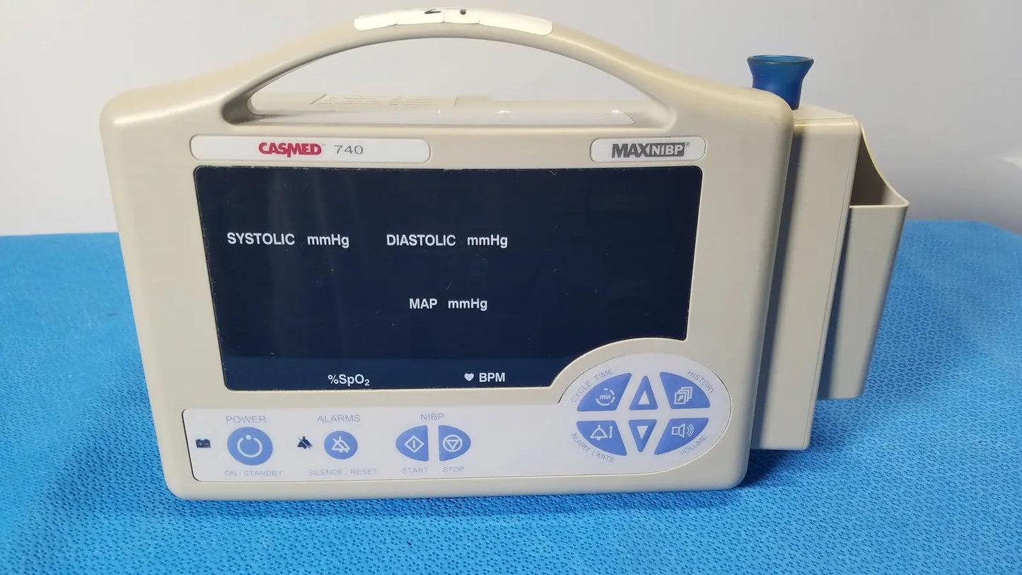 Reuse Medical CASMED 740 Max NIBP SpO2 Blood Pressure Patient Monitor - 740-3NL Other Medical & Lab Equipment, as-is (for parts) product photo 1