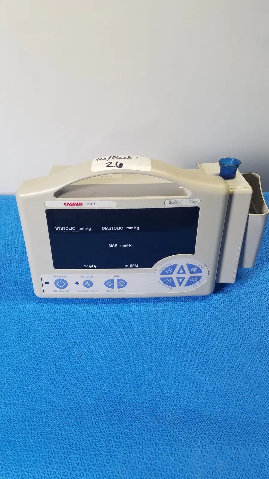 Reuse Medical CASMED 740 Patient Monitor NIBP SpO2 Masimo SET Blood Pressure Other Medical & Lab Equipment, as-is (for parts) product photo 1