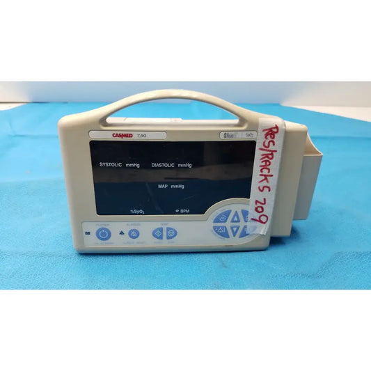 Reuse Medical CASMED 740 Vital Signs Monitor 740-3MS Masimo SET SpO2 NIBP Patient Monitor Patient Monitors, second-hand product photo 1