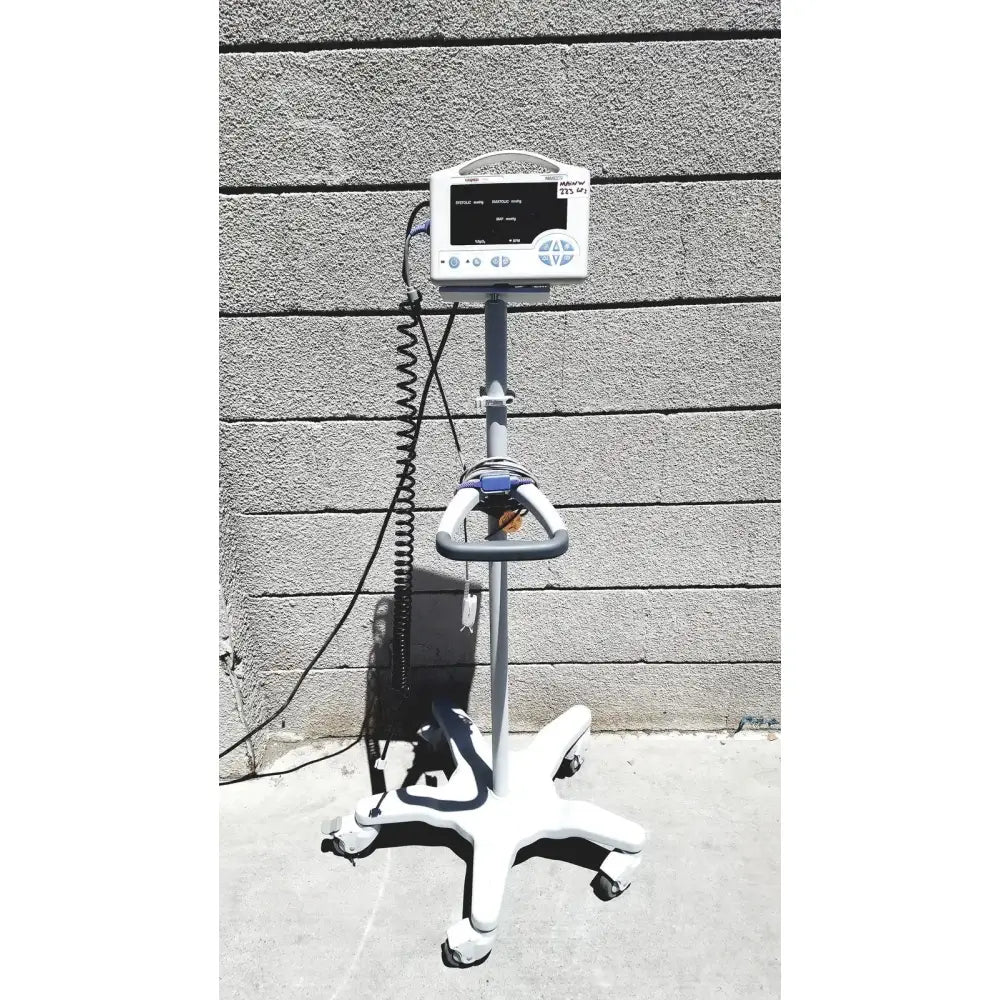Reuse Medical CASMED 740 Vital Signs Monitor and Sp02 Finger Probe w/ Rolling Stand - Lot of 3 Other Medical & Lab Equipment, second-hand product photo 1