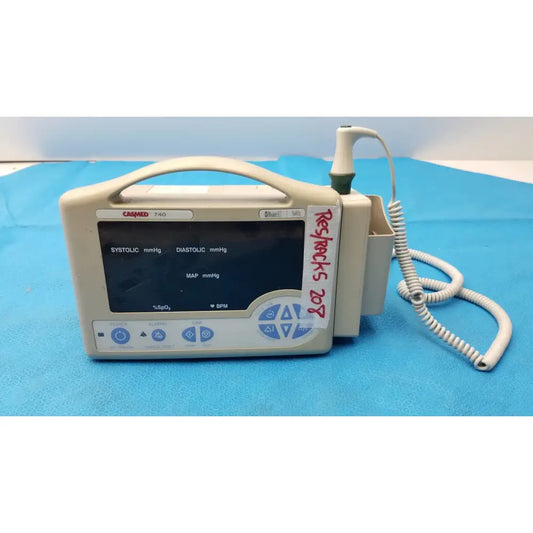 Reuse Medical CASMED 740 Vital Signs Monitor Masimo SET SpO2 NIBP Patient Monitor with Probe Patient Monitors, second-hand product photo 1