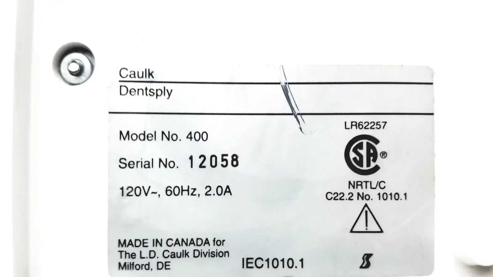 DENTSPLY Caulk Dentsply ProMix 400 Dental Amalgamator Mixing System Model 400 Dental Amalgamator, as-is (for parts) product photo 8
