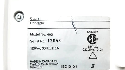 DENTSPLY Caulk Dentsply ProMix 400 Dental Amalgamator Mixing System Model 400 Dental Amalgamator, as-is (for parts) product photo 8