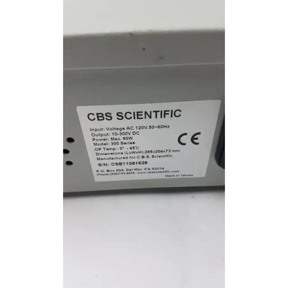 CBS Scientific EPS-300 IIV 300V Electrophoresis Power Supply 300II Electrophoresis Power Supply, as-is (for parts) product photo 5