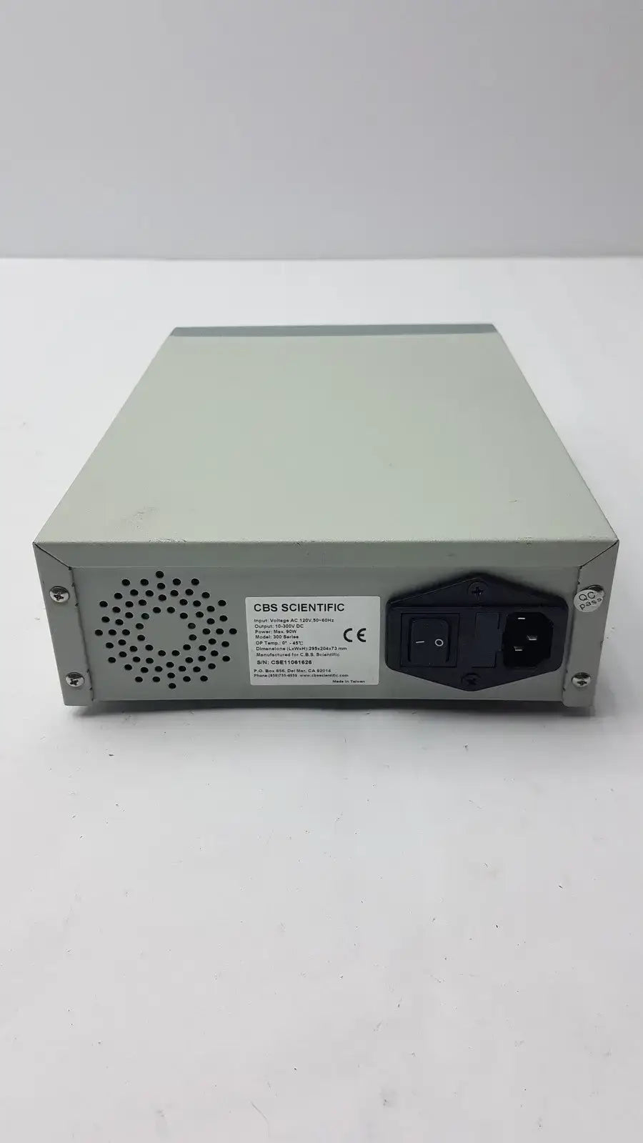CBS Scientific EPS-300 IIV 300V Electrophoresis Power Supply 300II Electrophoresis Power Supply, as-is (for parts) product photo 4