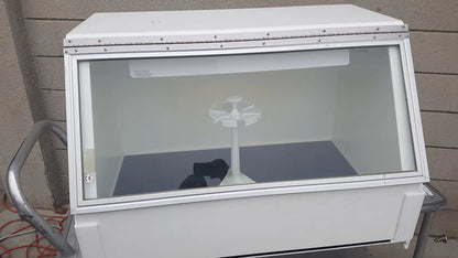 CBS Scientific P-036-202 PCR Workstation Dead Air Box, UV & Fluorescent Lighting PCR Workstation, second-hand product photo 1