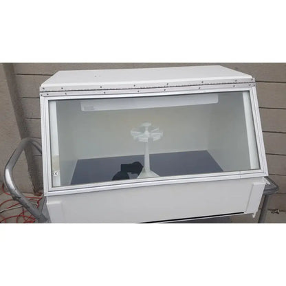 CBS Scientific P-036-202 PCR Workstation Dead Air Box, UV & Fluorescent Lighting PCR Workstation, second-hand product photo 1