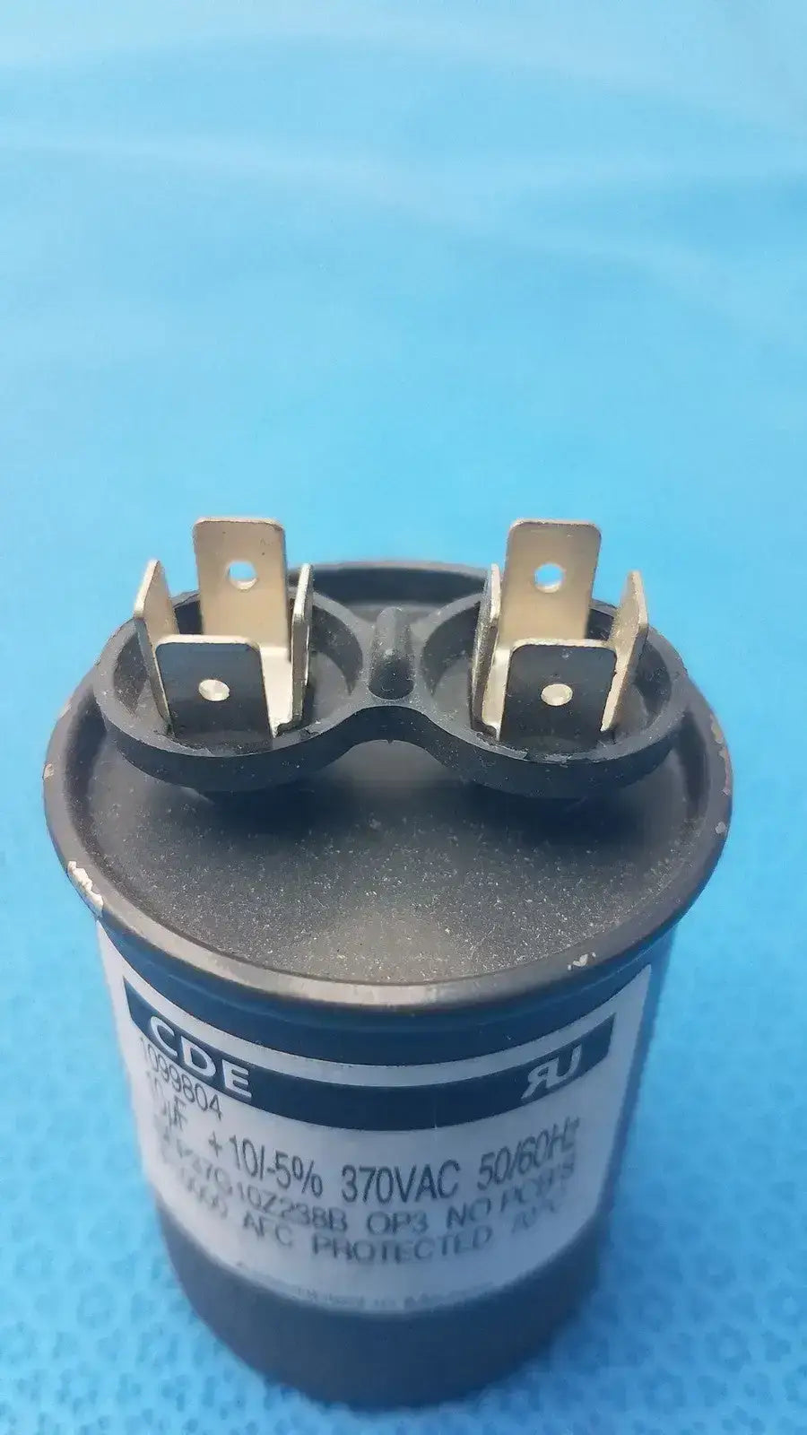 CDE (Cornell Dubilier) CDE 10uF +10/-5% 370V AC 50-60Hz Capacitor SFP37G12.5K238B-F Capacitor, second-hand product photo 2