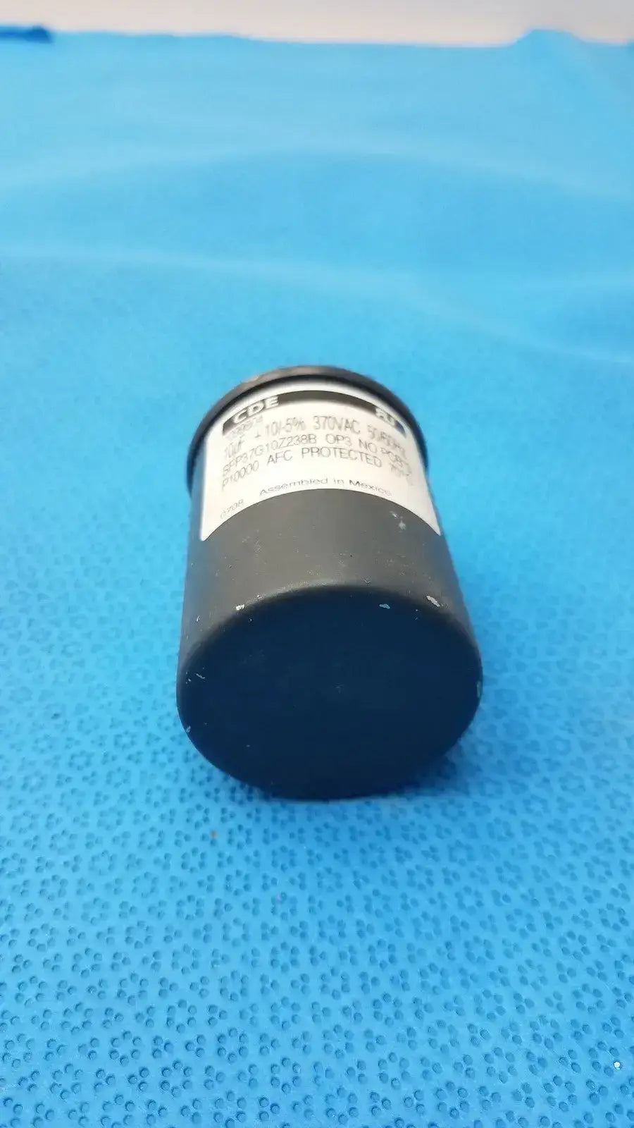 CDE (Cornell Dubilier) CDE 12.5uF ±10% 370VAC 50/60Hz Capacitor SFP37G12.5K238B-F Motor Start HVAC Motor Run Capacitor, second-hand product photo 5