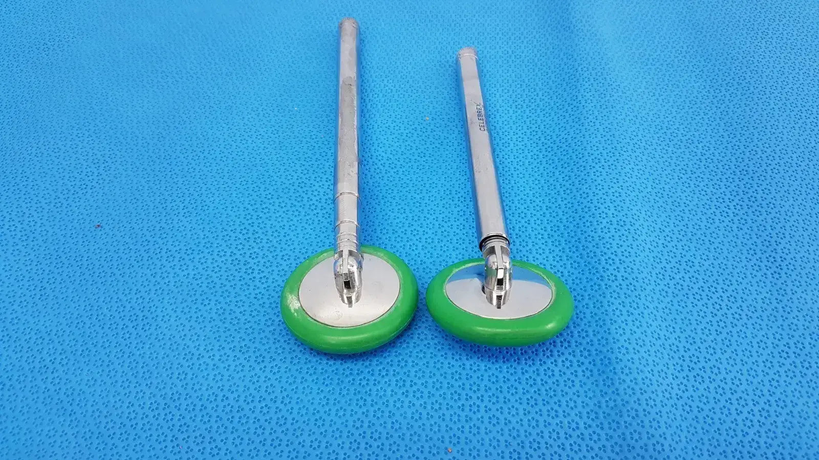Celebrex Neurological Reflex Hammer Stainless Steel Green Head – Set of 2 Reflex Hammer, second-hand product photo 2
