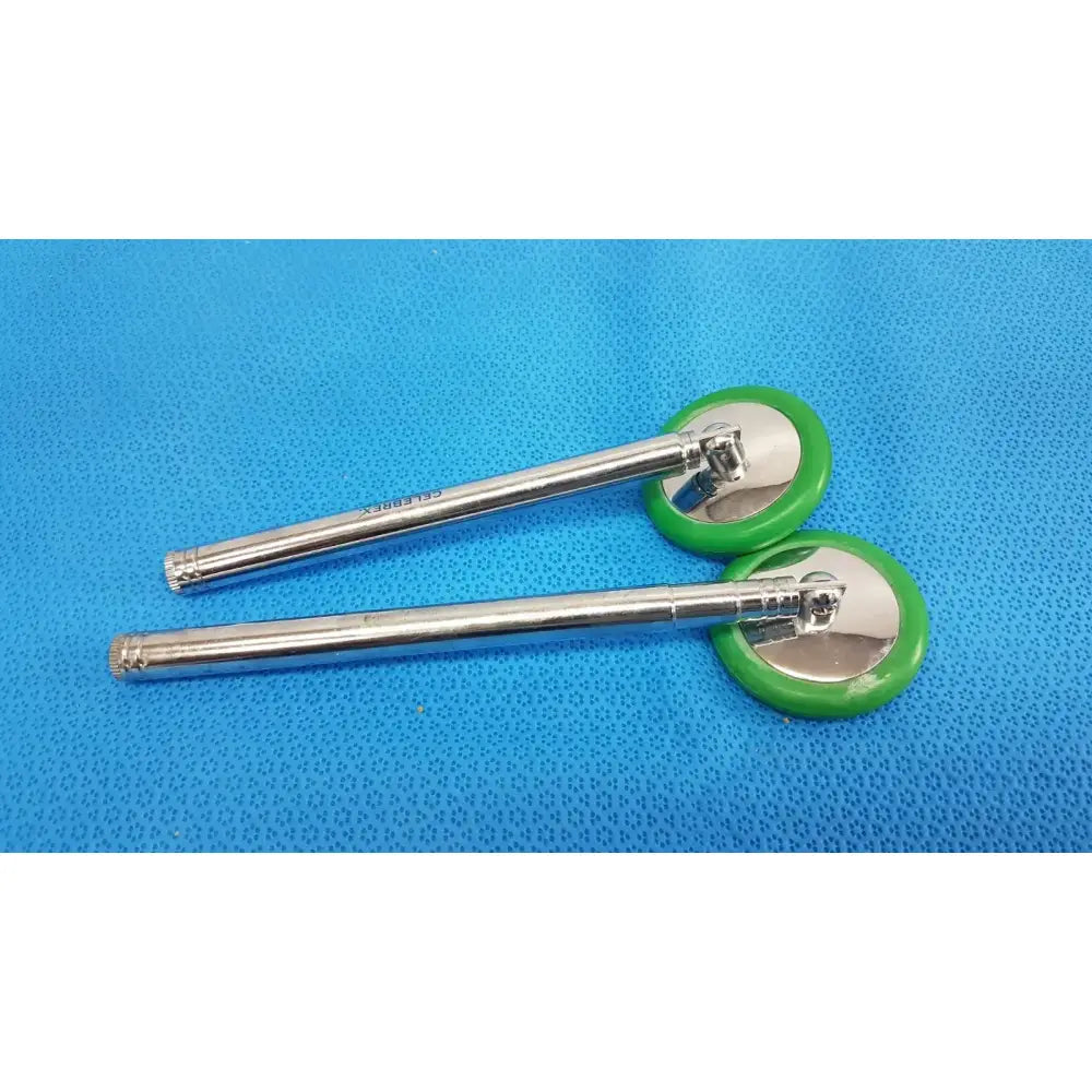 Celebrex Neurological Reflex Hammer Stainless Steel Green Head – Set of 2 Reflex Hammer, second-hand product photo 1