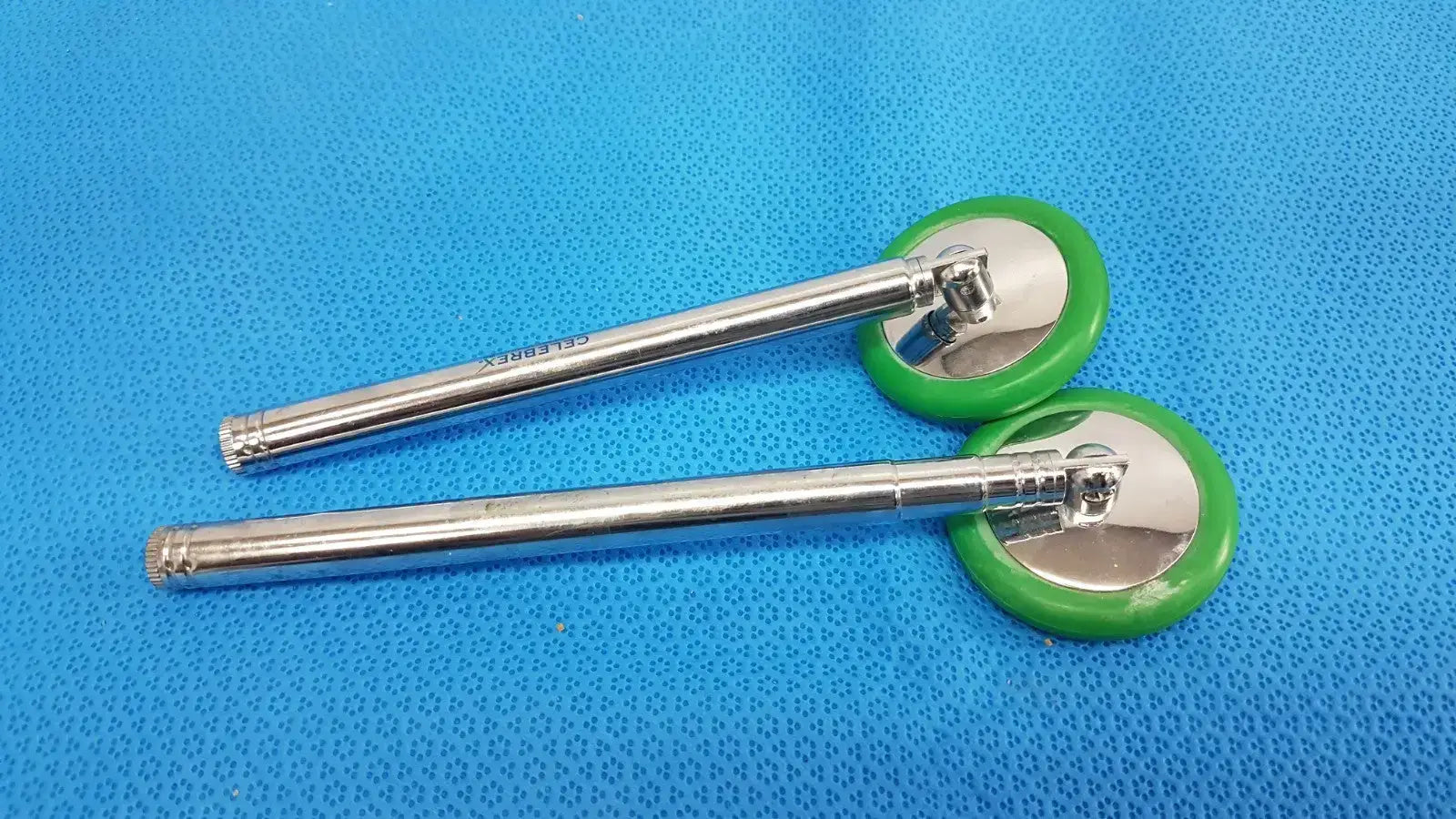 Celebrex Neurological Reflex Hammer Stainless Steel Green Head – Set of 2 Reflex Hammer, second-hand product photo 1