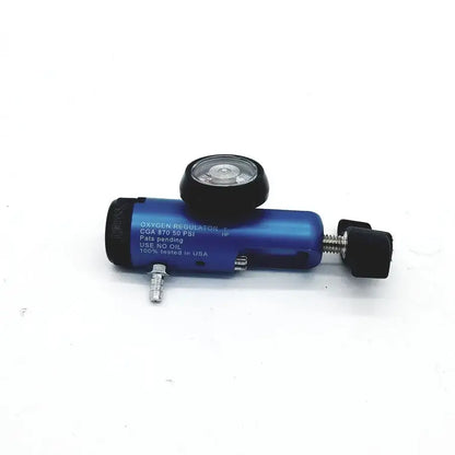 Chad Therapeutics CGA 870 Oxygen Regulator Regulator Gauge & Clamp O2 3000 PSI Oxygen Regulator, as-is (for parts) product photo 1