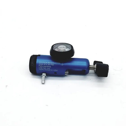 Chad Therapeutics CGA 870 Oxygen Regulator Regulator Gauge & Clamp O2 3000 PSI Oxygen Regulator, as-is (for parts) product photo 1