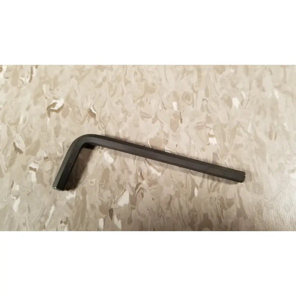 Black matte hex key with l-shaped design for chaltilon csd200 dynamometer adjustment and maintenance