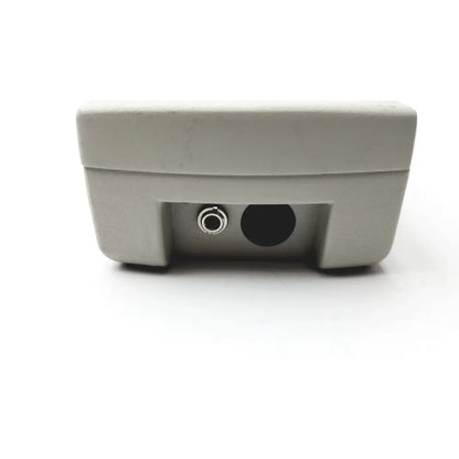Gray plastic Chatillon 10 lbf Ametek device with circular silver port and black oval opening for inspection gages use
