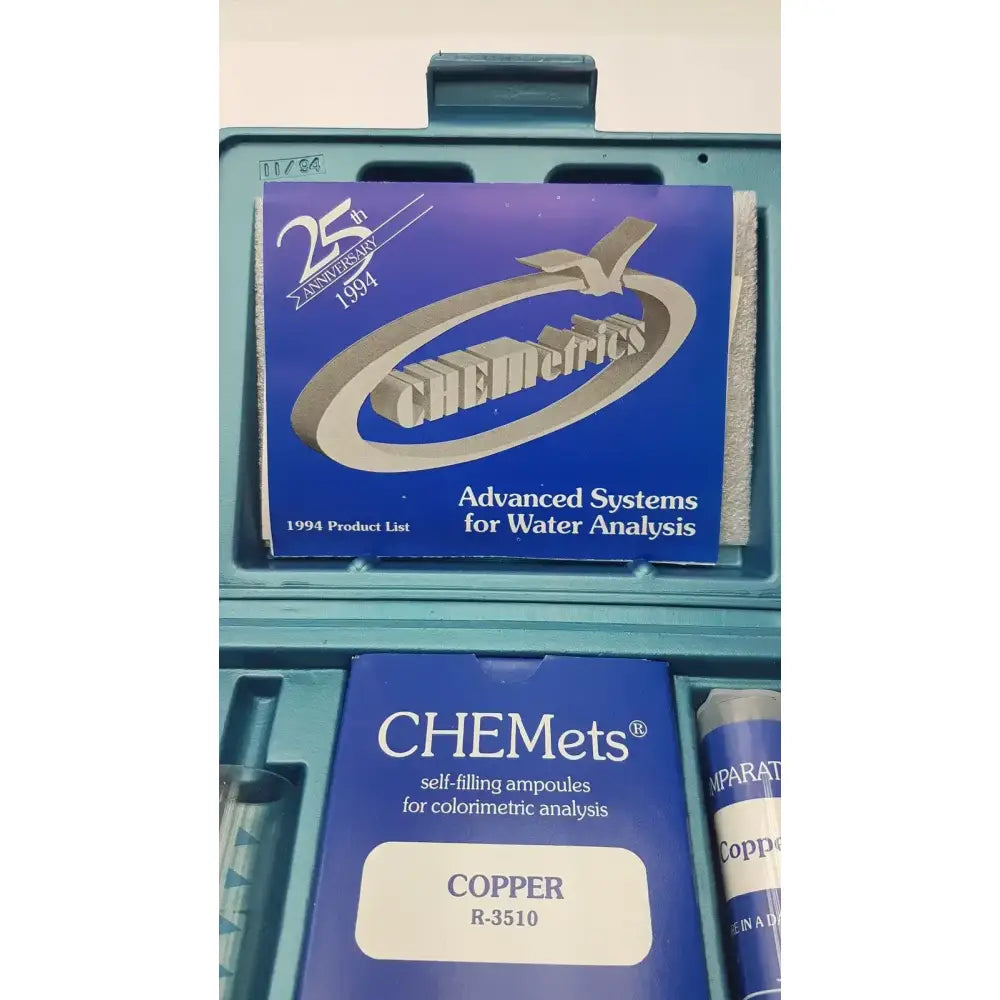 Chemetrics K-3510 Coloriimetric Copper Test Kit With C-3510, Copper R-3510 Colorimetric Copper Test Kit, second-hand product photo 5
