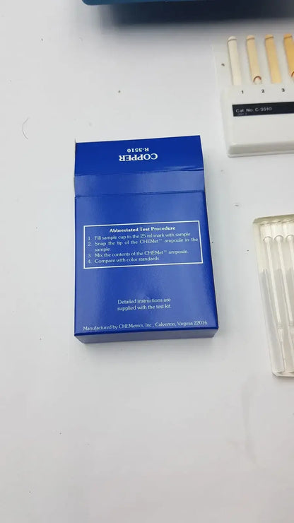 Chemetrics K-3510 Coloriimetric Copper Test Kit With C-3510, Copper R-3510 Colorimetric Copper Test Kit, second-hand product photo 15