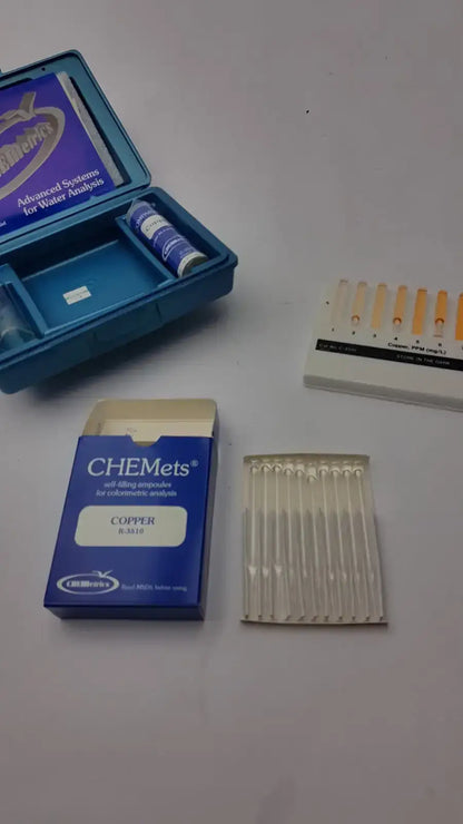 Chemetrics K-3510 Coloriimetric Copper Test Kit With C-3510, Copper R-3510 Colorimetric Copper Test Kit, second-hand product photo 11