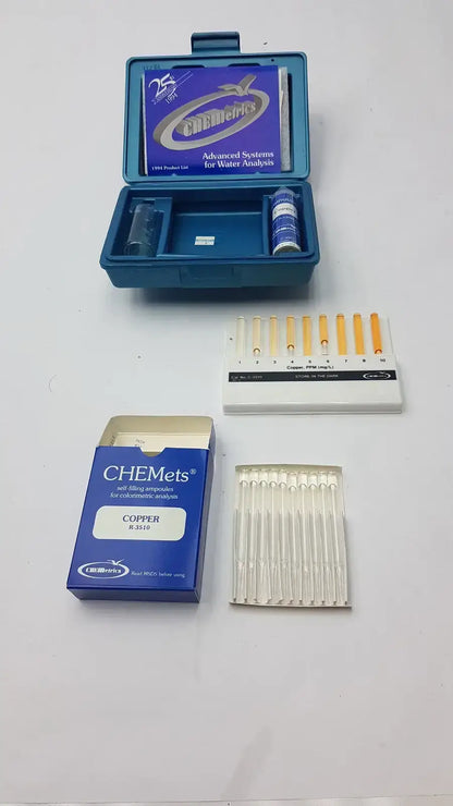 Chemetrics K-3510 Coloriimetric Copper Test Kit With C-3510, Copper R-3510 Colorimetric Copper Test Kit, second-hand product photo 12