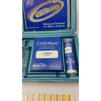 Chemetrics K-3510 Coloriimetric Copper Test Kit With C-3510, Copper R-3510 Colorimetric Copper Test Kit, second-hand product photo 3