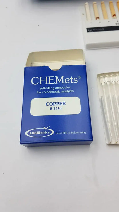 Chemetrics K-3510 Coloriimetric Copper Test Kit With C-3510, Copper R-3510 Colorimetric Copper Test Kit, second-hand product photo 14