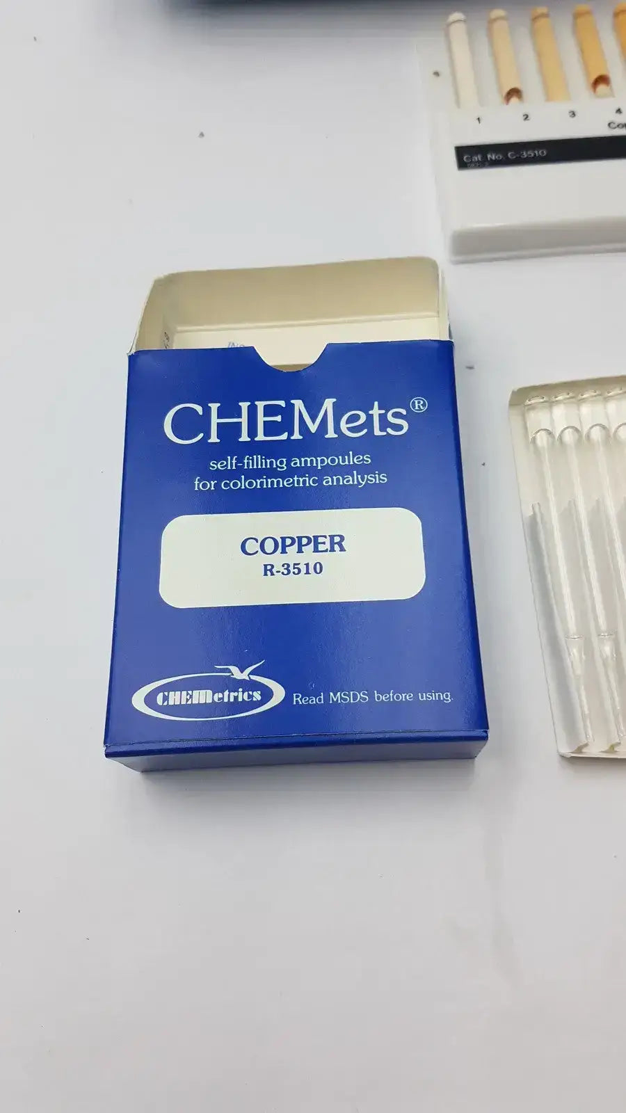 Chemetrics K-3510 Coloriimetric Copper Test Kit With C-3510, Copper R-3510 Colorimetric Copper Test Kit, second-hand product photo 14