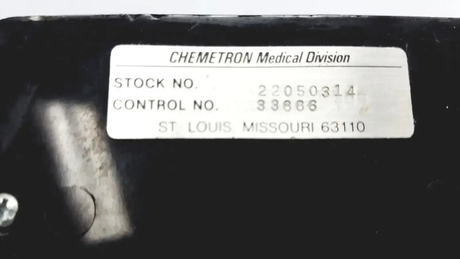 CHEMETRON Medical Division Intermittent Vacuum Regulator Stock# 22050314 Vacuum Regulator, second-hand product photo 3