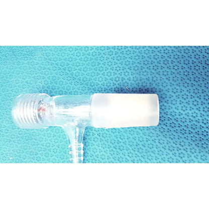 Chemglass Universal Inlet Adapter w/ Chem-Thread & Hose Barb – Lab Use Laboratory Glassware Adapter, second-hand product photo 5