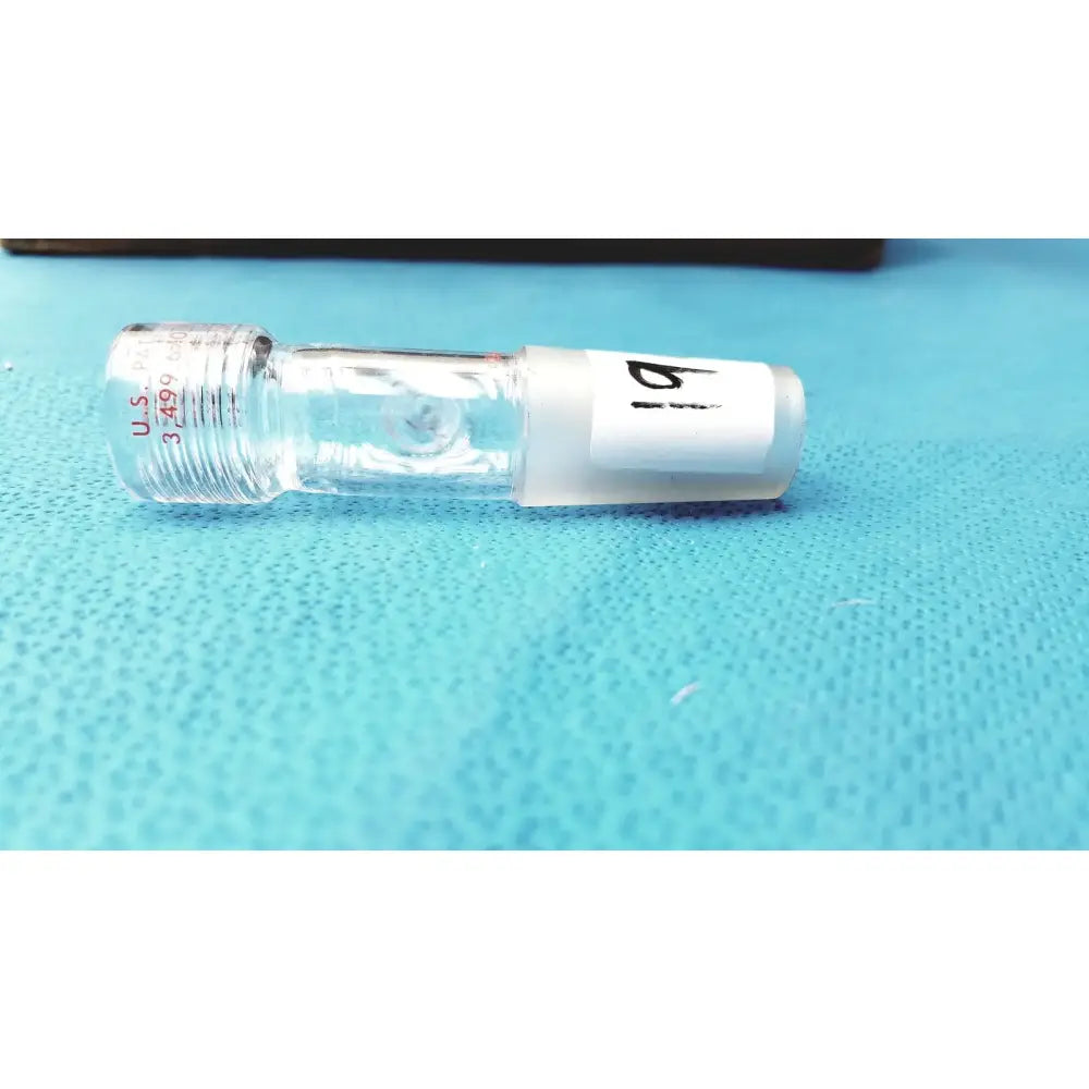 Chemglass Universal Inlet Adapter w/ Chem-Thread & Hose Barb – Lab Use Laboratory Glassware Adapter, second-hand product photo 2