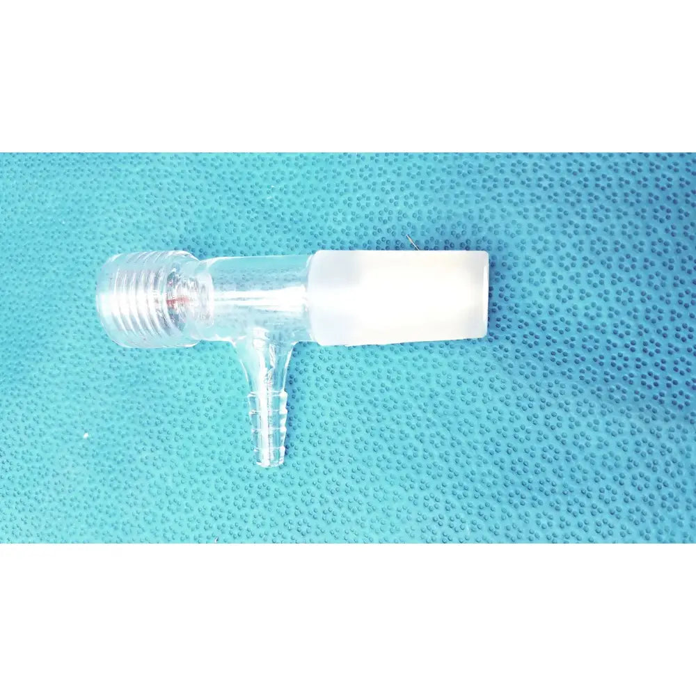 Chemglass Universal Inlet Adapter w/ Chem-Thread & Hose Barb – Lab Use Laboratory Glassware Adapter, second-hand product photo 6