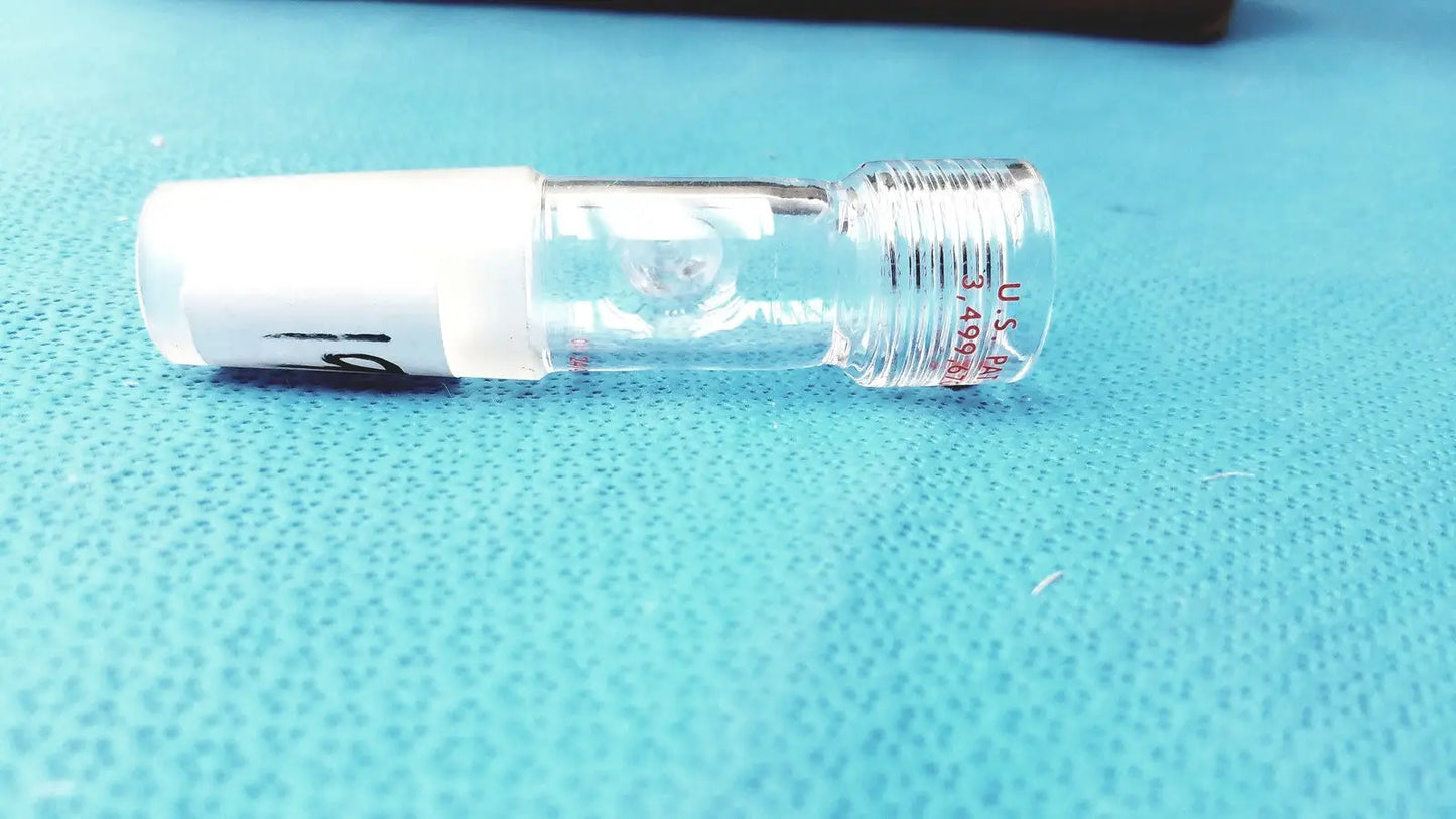 Chemglass Universal Inlet Adapter w/ Chem-Thread & Hose Barb – Lab Use Laboratory Glassware Adapter, second-hand product photo 4