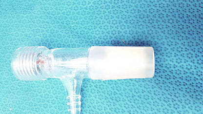 Chemglass Universal Inlet Adapter w/ Chem-Thread & Hose Barb – Lab Use Laboratory Glassware Adapter, second-hand product photo 5