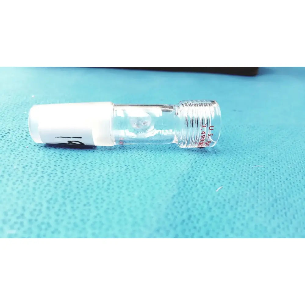 Chemglass Universal Inlet Adapter w/ Chem-Thread & Hose Barb – Lab Use Laboratory Glassware Adapter, second-hand product photo 4