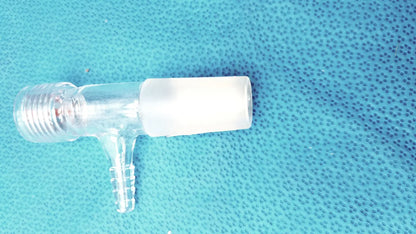 Chemglass Universal Inlet Adapter w/ Chem-Thread & Hose Barb – Lab Use Laboratory Glassware Adapter, second-hand product photo 8