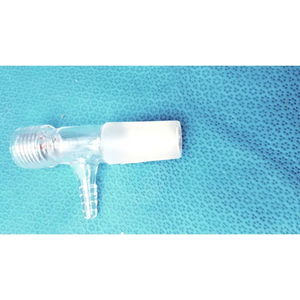Chemglass Universal Inlet Adapter w/ Chem-Thread & Hose Barb – Lab Use Laboratory Glassware Adapter, second-hand product photo 8