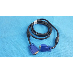 كابل شاشة VGA من Ching Tai E81280-D ذكر إلى ذكر مع قلبين من الفريت المزدوج