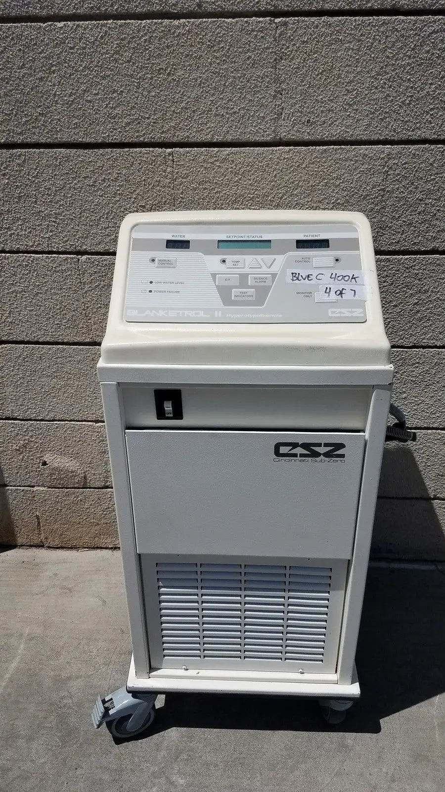 Cincinnati Sub-Zero Blanketrol II Model 222S Patient Temperature Management System, second-hand product photo 1