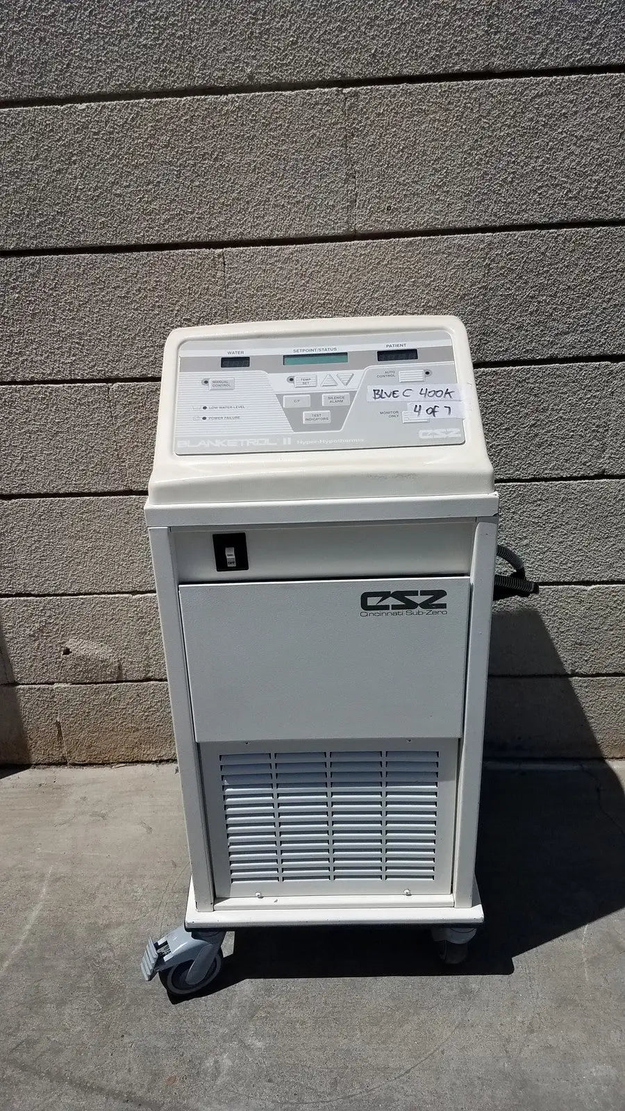 Cincinnati Sub-Zero Blanketrol II Model 222S Patient Temperature Management System, second-hand product photo 5