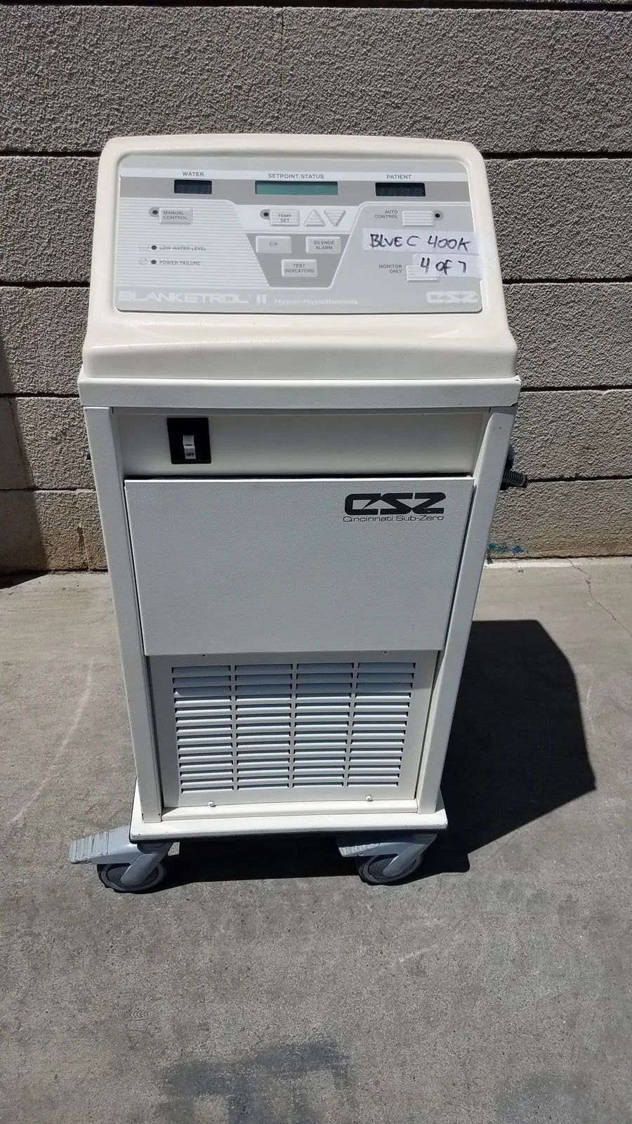 Cincinnati Sub-Zero Blanketrol II Model 222S Patient Temperature Management System, second-hand product photo 3