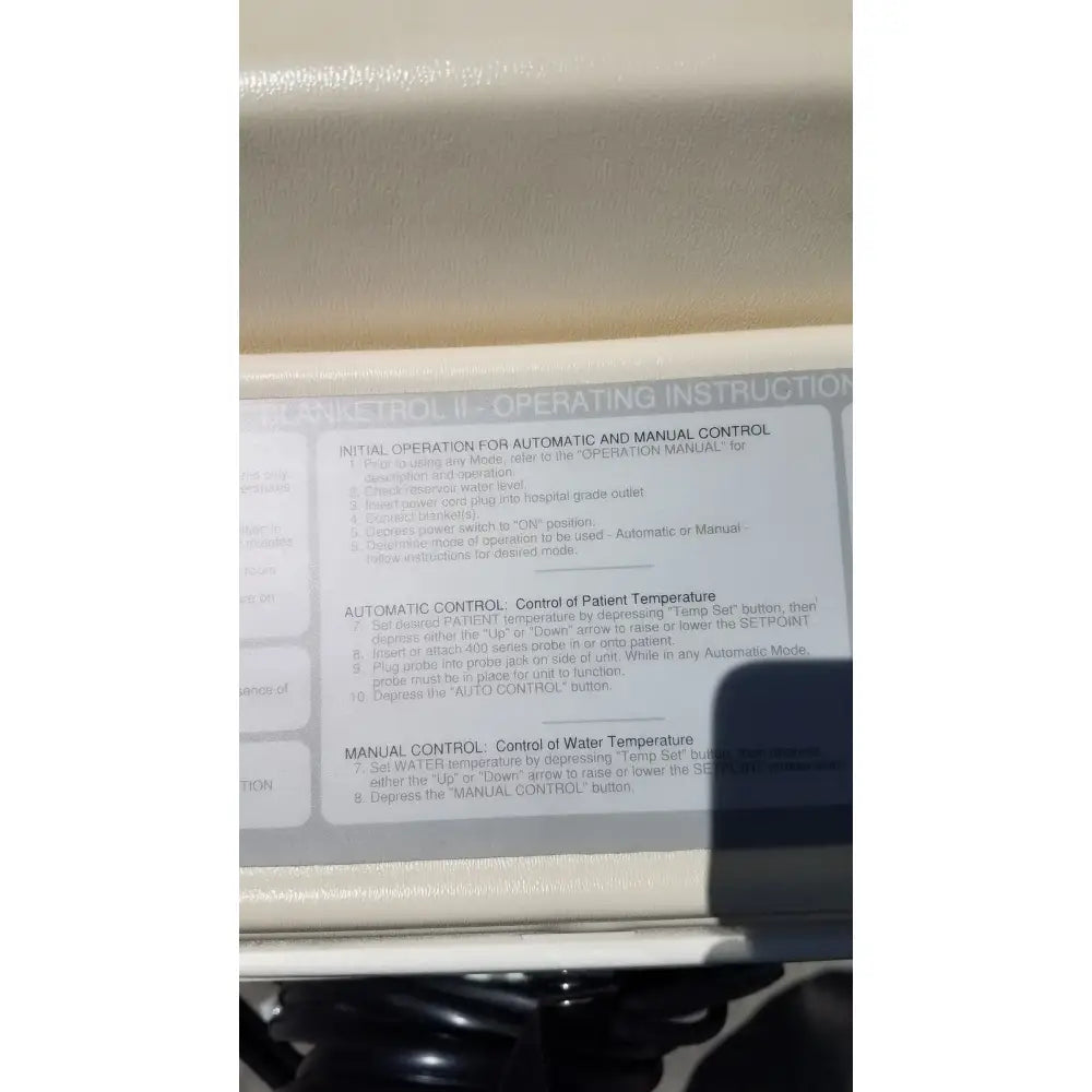 Cincinnati Sub-Zero Blanketrol II Model 222S Patient Temperature Management System, second-hand product photo 7