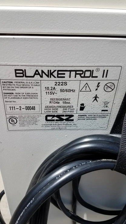 Cincinnati Sub-Zero Blanketrol II Model 222S Patient Temperature Management System, second-hand product photo 13
