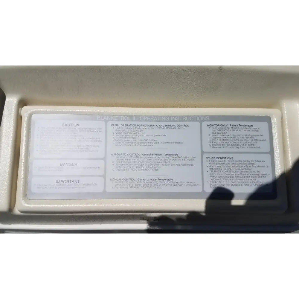 Cincinnati Sub-Zero Blanketrol II Model 222S Patient Temperature Management System, second-hand product photo 11