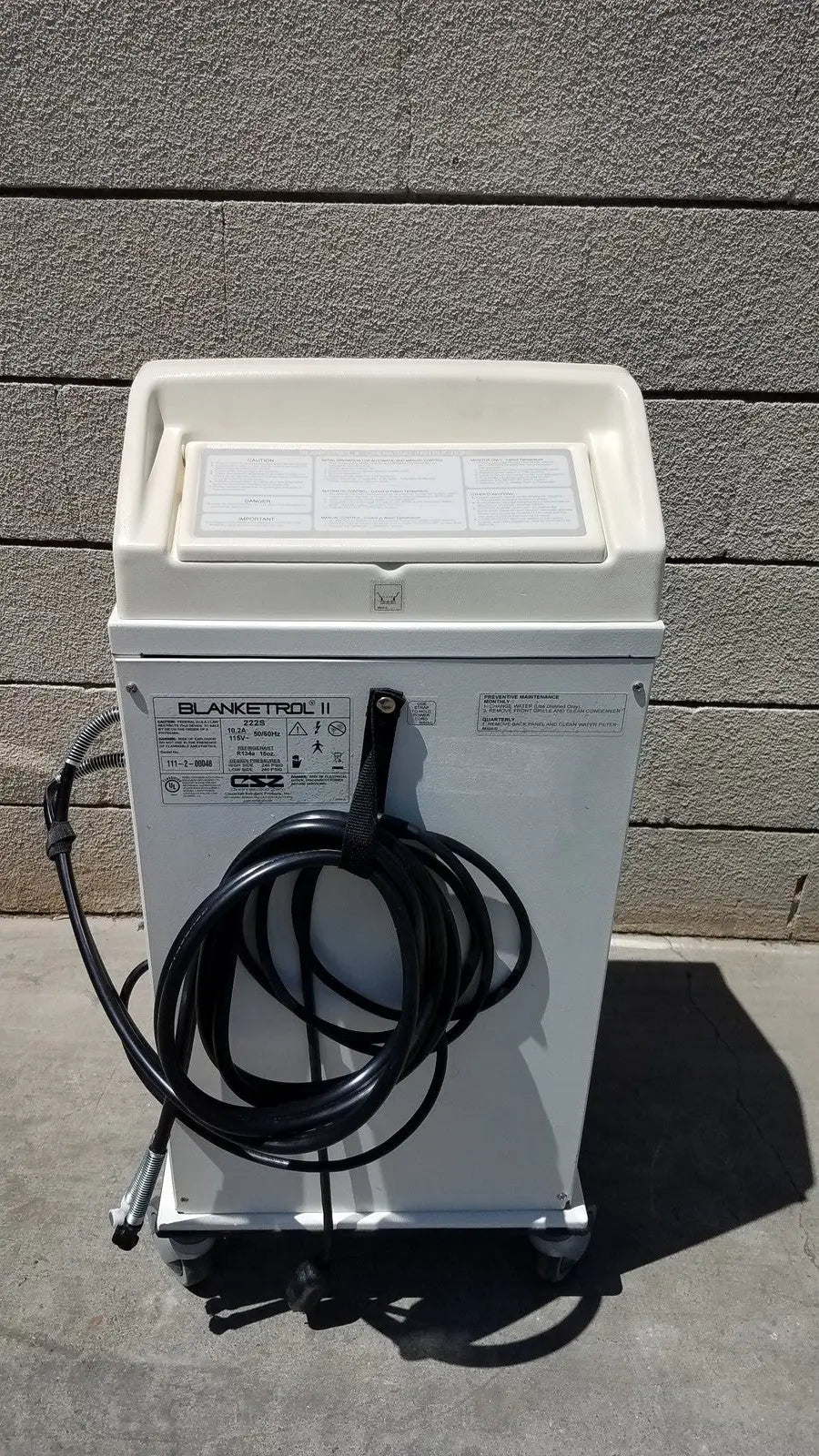 Cincinnati Sub-Zero Blanketrol II Model 222S Patient Temperature Management System, second-hand product photo 10