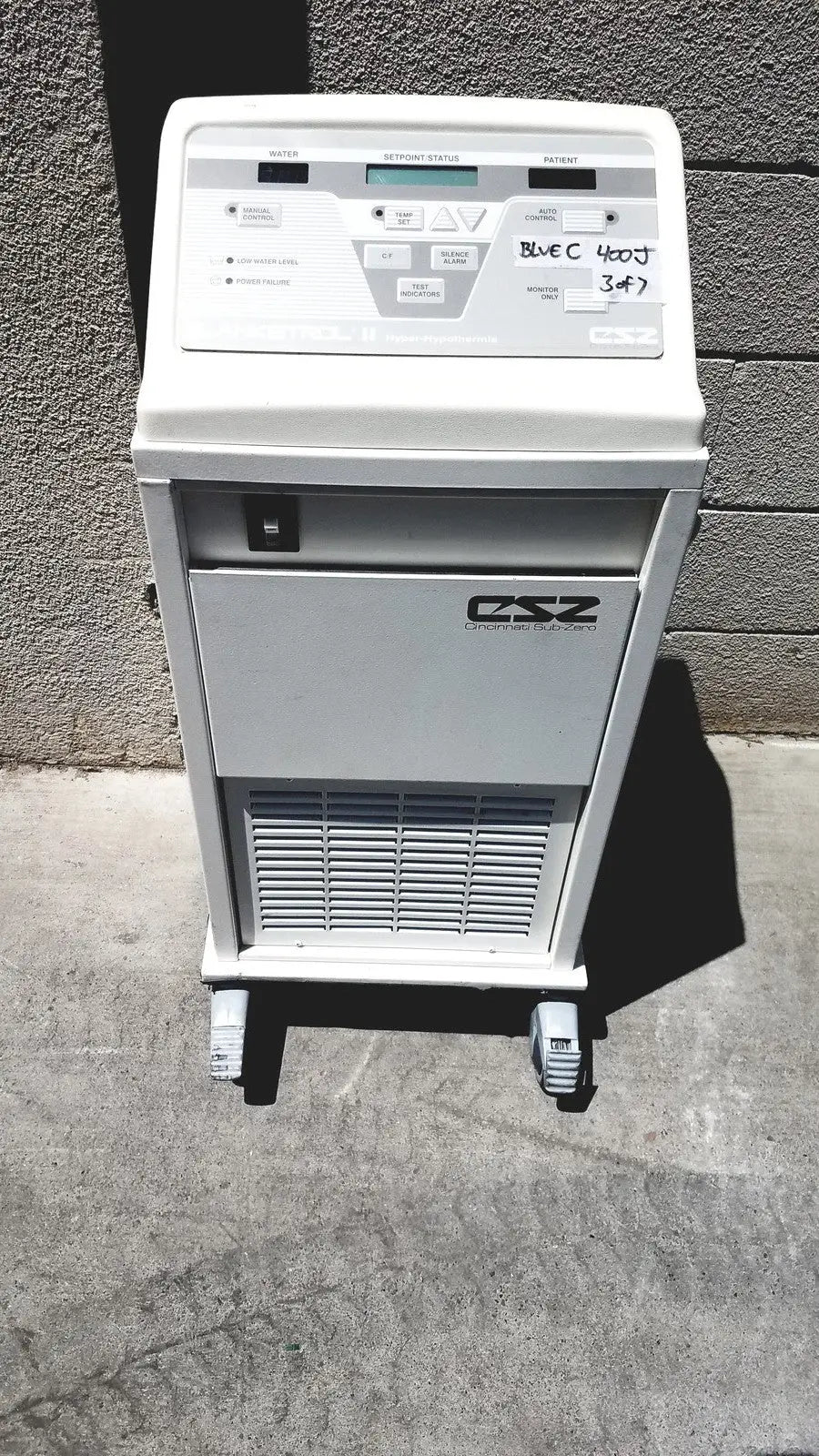 CSZ Cincinnati Sub-Zero CSZ Blanketrol II 222R Hyper/Hypothermia Unit Hyper/Hypothermia Unit, second-hand product photo 3