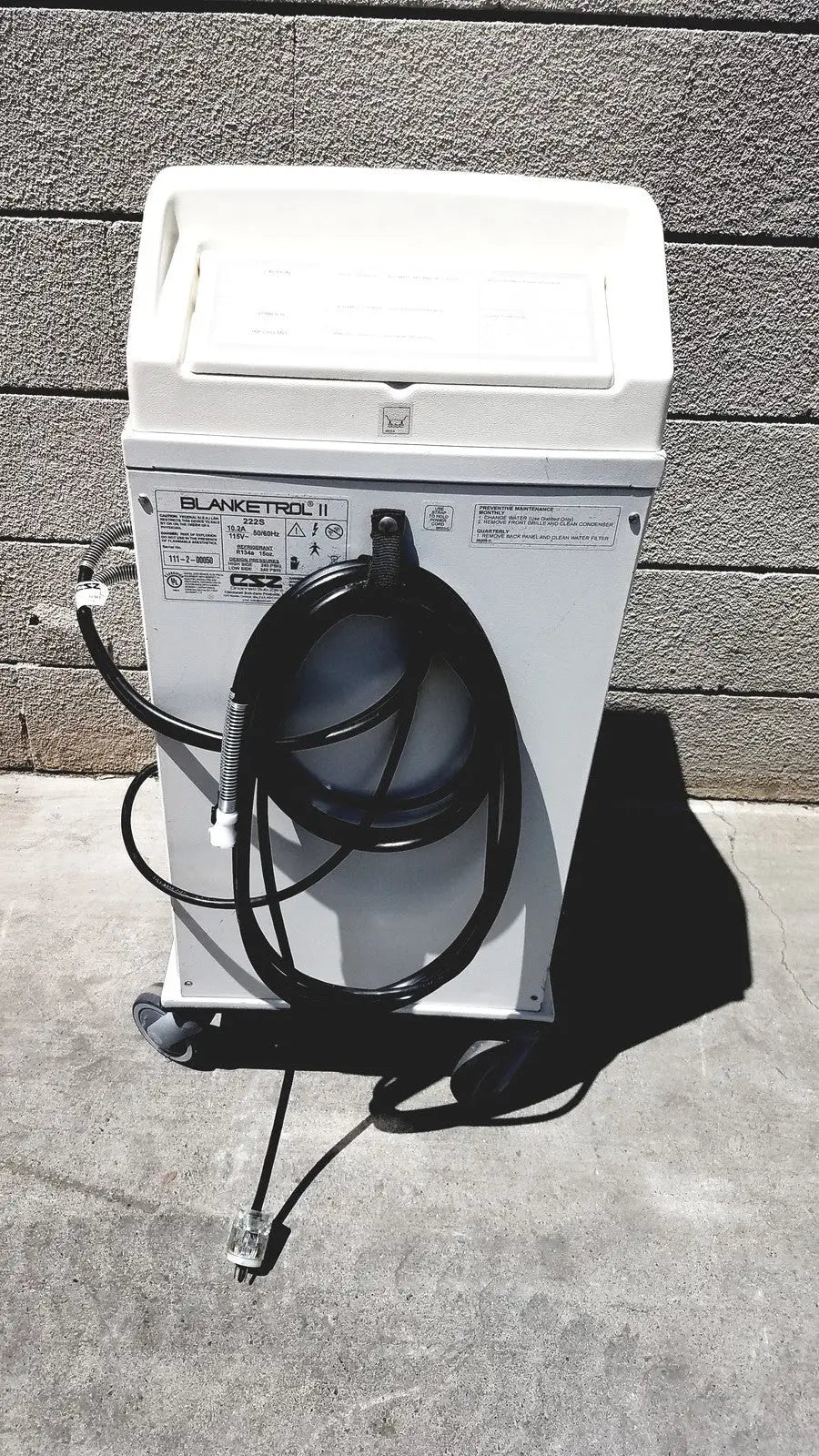 CSZ Cincinnati Sub-Zero CSZ Blanketrol II 222R Hyper/Hypothermia Unit Hyper/Hypothermia Unit, second-hand product photo 8