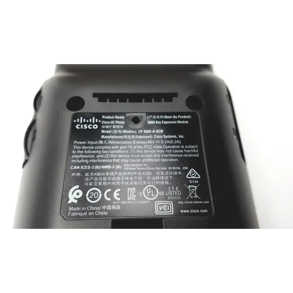 Cisco 8800 Series KEM for Audio CP-8800-A-KEM-3PC= | 74-114878-01 IP Phone Expansion Module, second-hand product photo 15