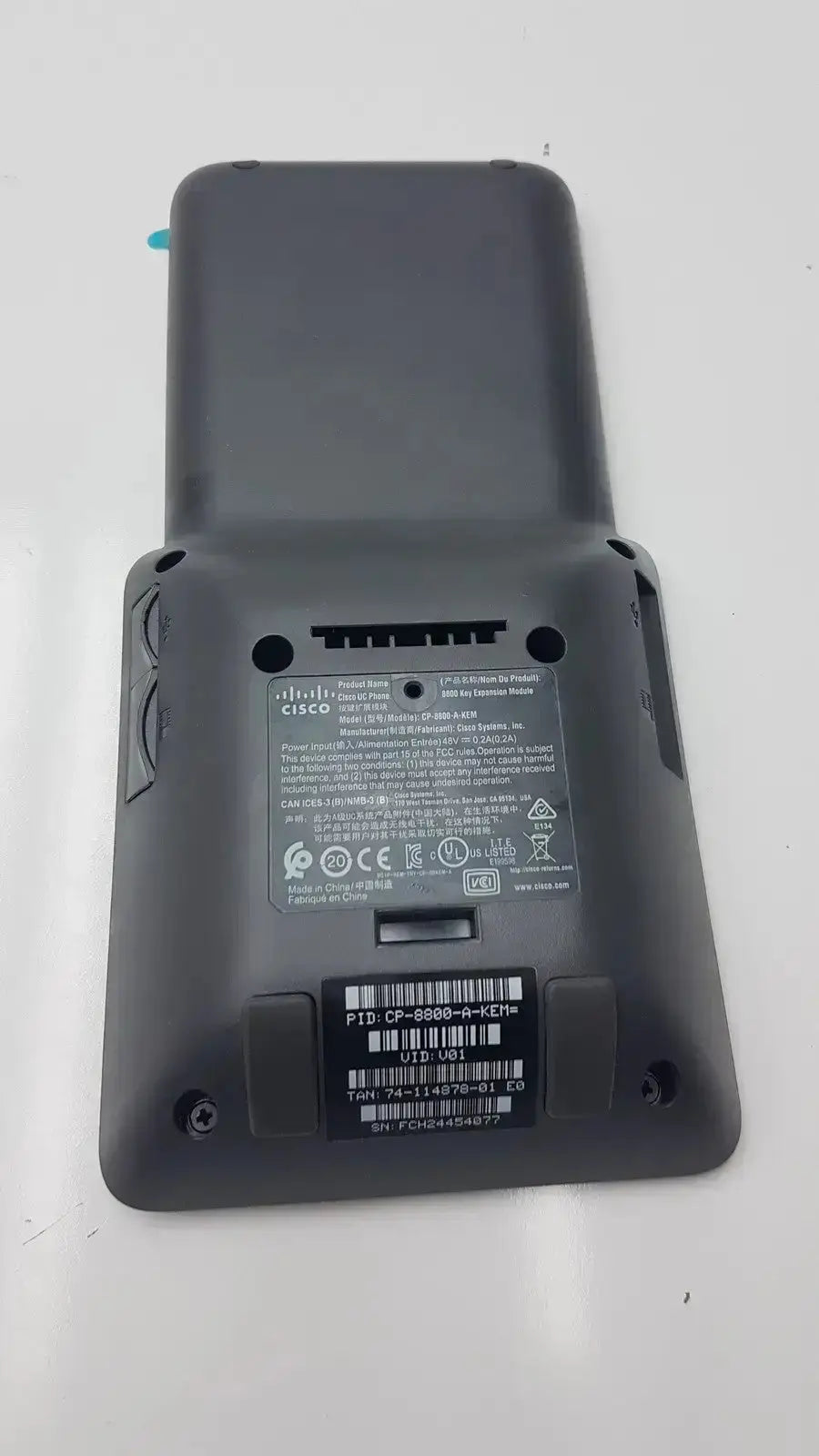 Cisco 8800 Series KEM for Audio CP-8800-A-KEM 74-114878-02 Expansion Module IP Phone Expansion Module, as-is (for parts) product photo 2
