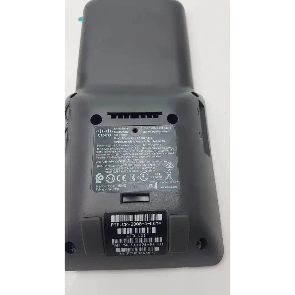 Cisco 8800 Series KEM for Audio CP-8800-A-KEM 74-114878-02 Expansion Module IP Phone Expansion Module, second-hand product photo 3