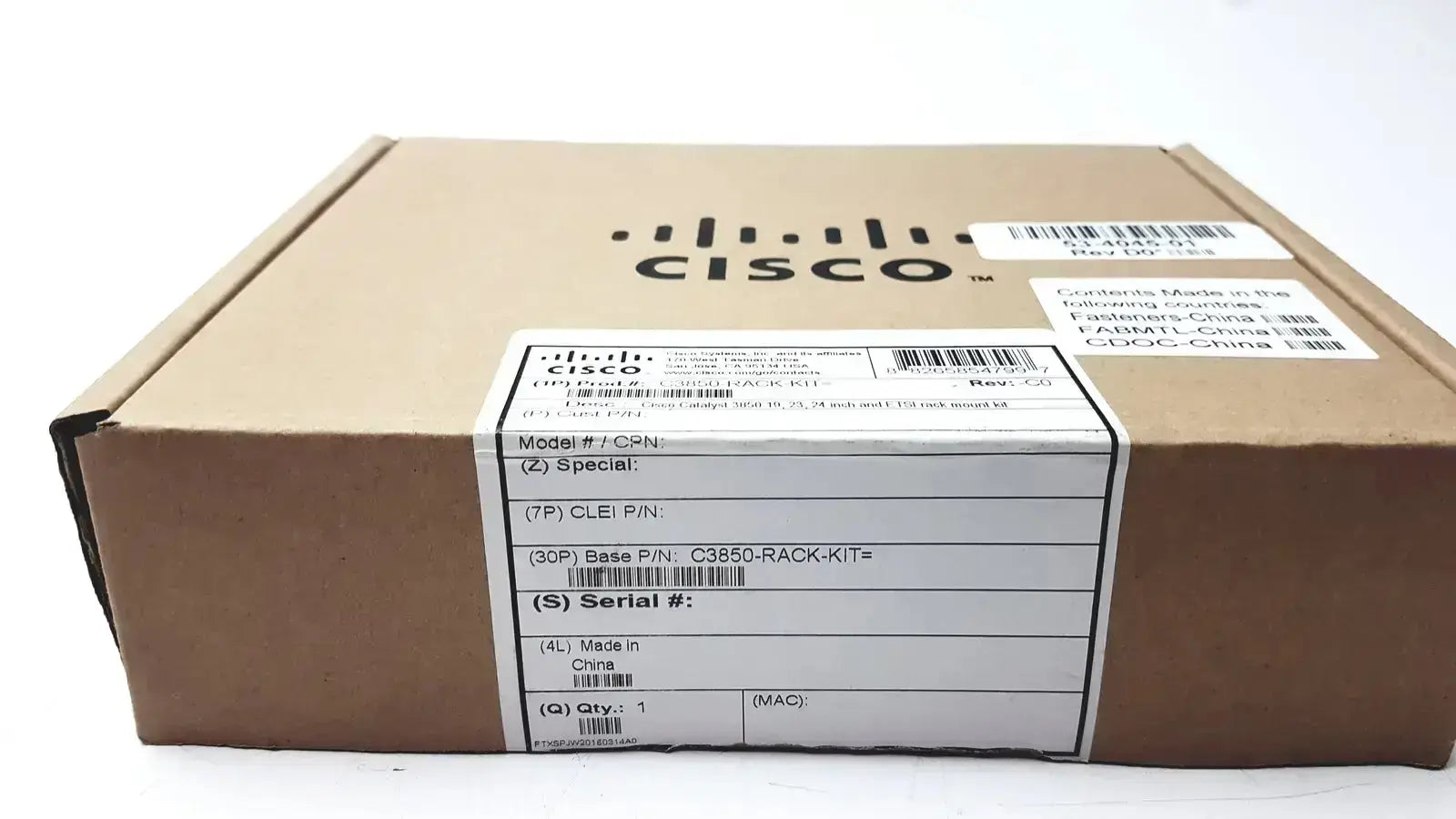Cisco Catalyst 3850 19, 23, 24 inch and ETSI rack Mount Kit Rack Mount Kit, second-hand product photo 3